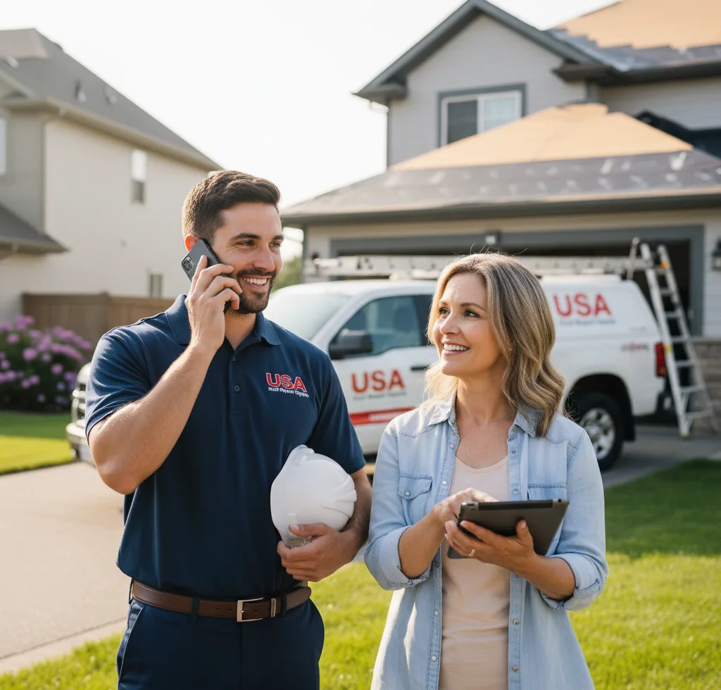 USA Roof Repair Experts customer support in Lepanto